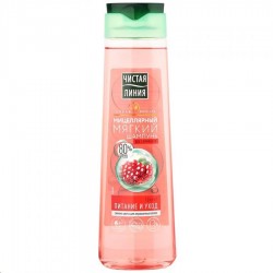 Шампунь Чистая линия мицеллярный мягкий гранат питание и уход для окрашенных волос 400 мл