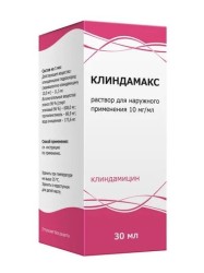Клиндамакс р-р д/наружн. прим. 10 мг/мл 30 мл 1 шт.
