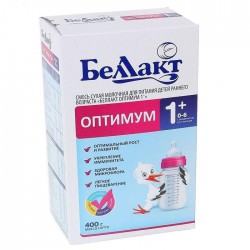 Смесь молочная Беллакт Оптимум 1 плюс с 0-6 мес 400 г