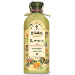 Шампунь Рецепты бабушки Агафьи для ослабленных и поврежденных волос восстанавливающий 350 мл