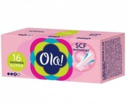 Тампоны Ola супер шелковистая поверхность 16 шт.