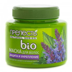 Маска для волос Прелесть Био защита и укрепление для ослабленных волос 250 мл