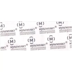 Лейкопластырь бактерицидный Мультипласт сильная фиксация р. 1.9смx7.2см 10 шт.