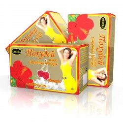 Чай Похудей плюс Стройная фигура с гибискусом с ароматом вишни 24 шт. ф/пак. 2 г