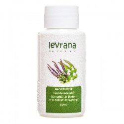 Шампунь Levrana natural Шалфей и береза питательный 50 мл