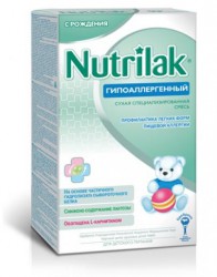 Смесь молочная Нутрилак ГА при аллергии с рождения 400 г
