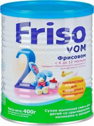 Смесь молочная Friso Фрисовом 2 с 6 до 12 мес 400 г