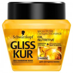 Маска для волос Gliss Kur Оил Нутритив питательная 300 мл