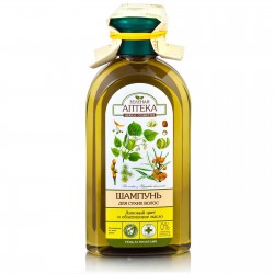 Шампунь Зеленая аптека липовый цвет облепиховое масло для сухих волос 350 мл