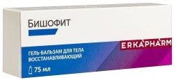 Гель-бальзам для тела Erkapharm Бишофит восстанавливающий 75 мл