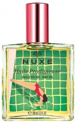 Масло Nuxe Продижьез сухое для лица тела и волос лимитированный выпуск 2020 (Ныряльщицы) красная крышка 100 мл