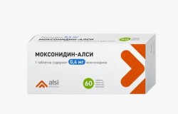 Моксонидин-АЛСИ табл. п/о пленочной 0.4 мг 60 шт.