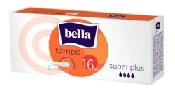 Тампоны Bella тампо супер плюс без аппликатора 16 шт.