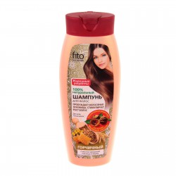 Шампунь Народные рецепты Горчичный для всех типов волос с маслом зародышей пшеницы и медом 270 мл