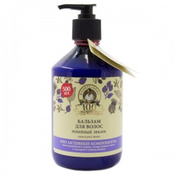 Бальзам для волос 100 живительных трав Агафьи Репейный Лекарь сила и рост волос 500 мл
