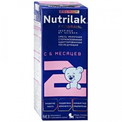 Смесь молочная Нутрилак Премиум 2 стерилизованная с 6-12 мес (жидкая готовая к употреблению) 200 мл