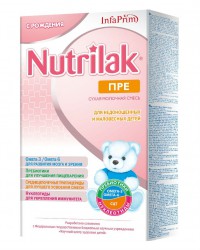 Смесь молочная Нутрилак Пре Специализированная (для недоношенных и маловесных детей с рождения) 350 г