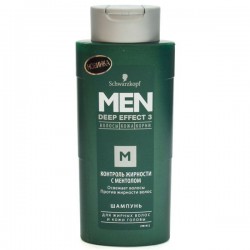 Шампунь Schwarzkopf Мэн Дип Эффект 3 контроль жирности 250 мл