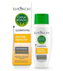 Шампунь Сила волос против перхоти кетоконазол чайное дерево 100 мл