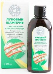 Шампунь Простой рецепт луковый с экстрактом красного перца 250 мл