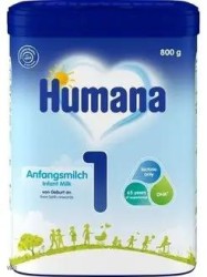 Смесь молочная Humana 1 с рождения до 6 мес 800 г