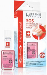 Средство для ногтей Eveline СОС для мягких тонких и расслаивающихся ногтей 12 мл